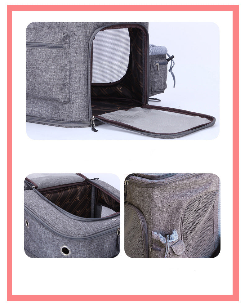 Pets Backpack - Deep Grey