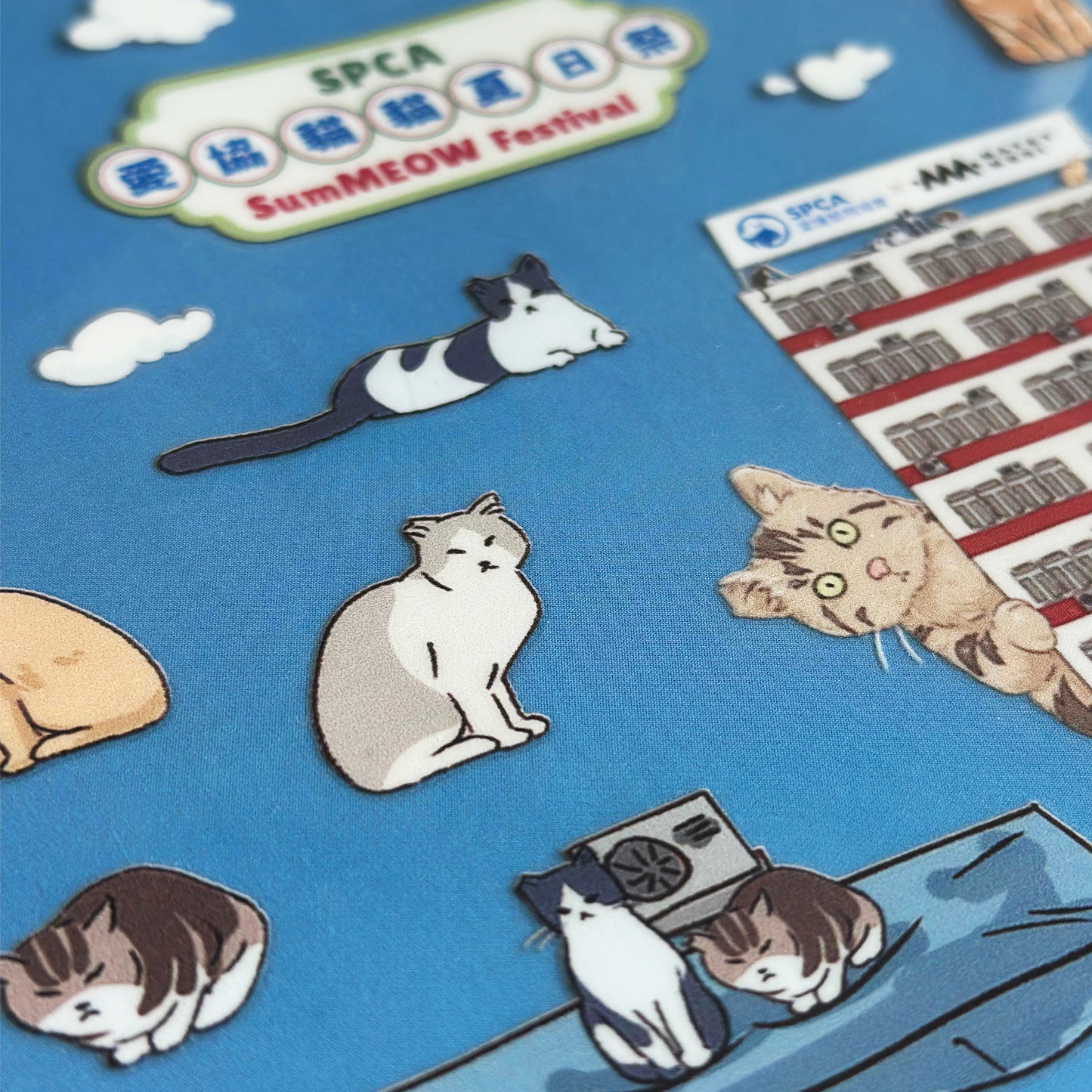 SumMeow In the City - Cats UV stickers