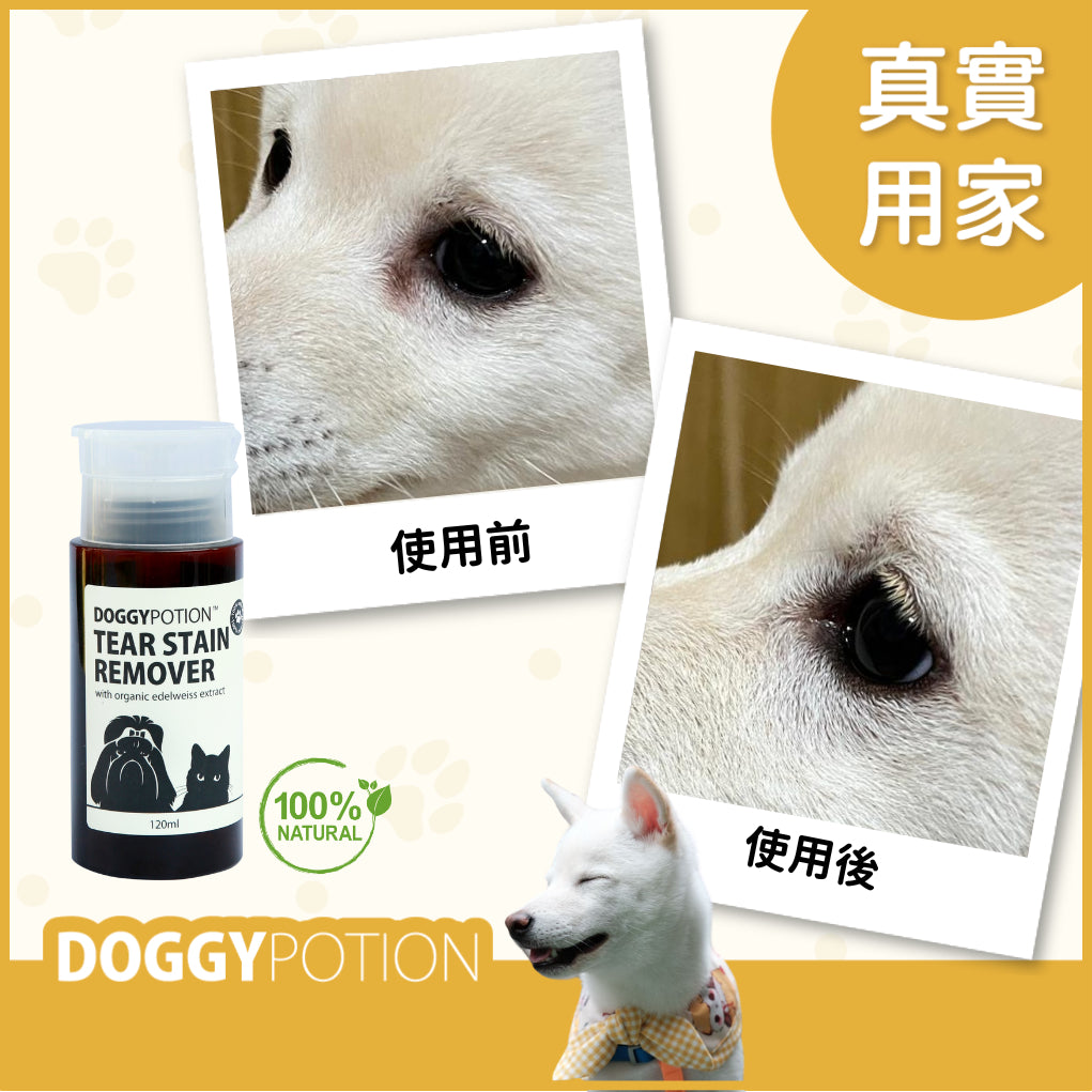DoggyPotion 寵物淚痕清潔液 (有機雪絨花配方) 120ml