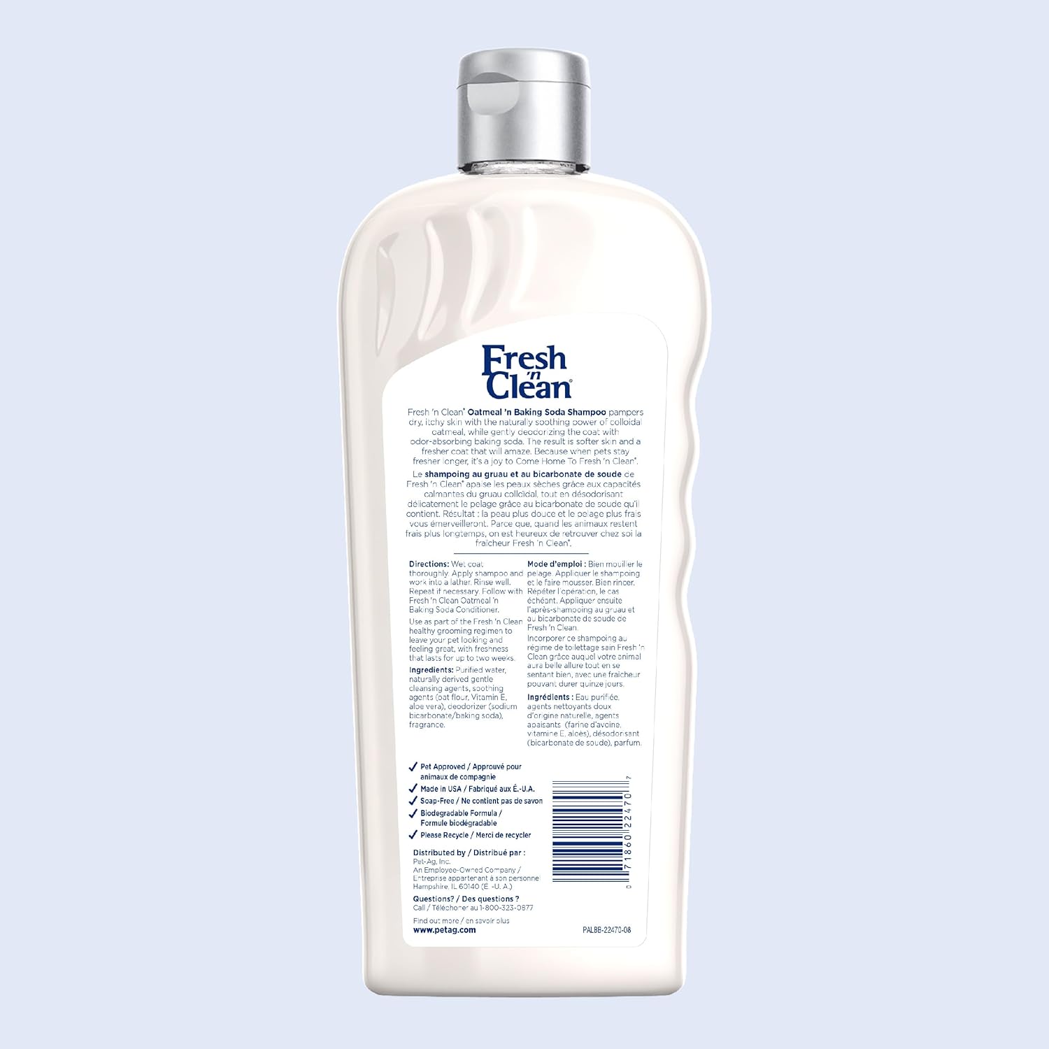 Fresh n Clean Oatmeal & Baking Soda Shampoo 18oz - SPCA HK