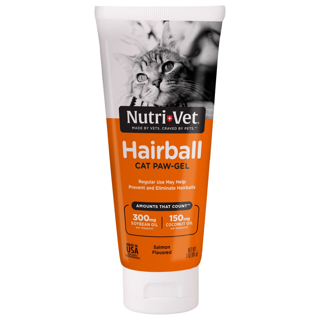 Nutri-Vet Feline Salmon Hairball Paw Gel-Salmon - SPCA HK