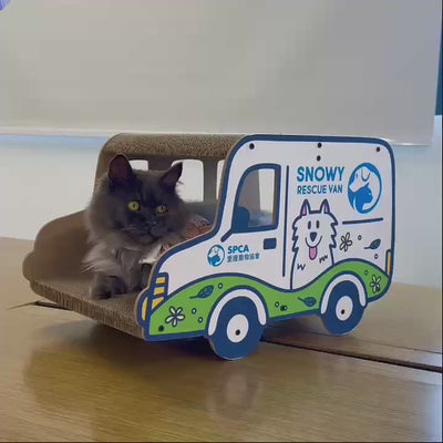 SPCA 車形貓抓板