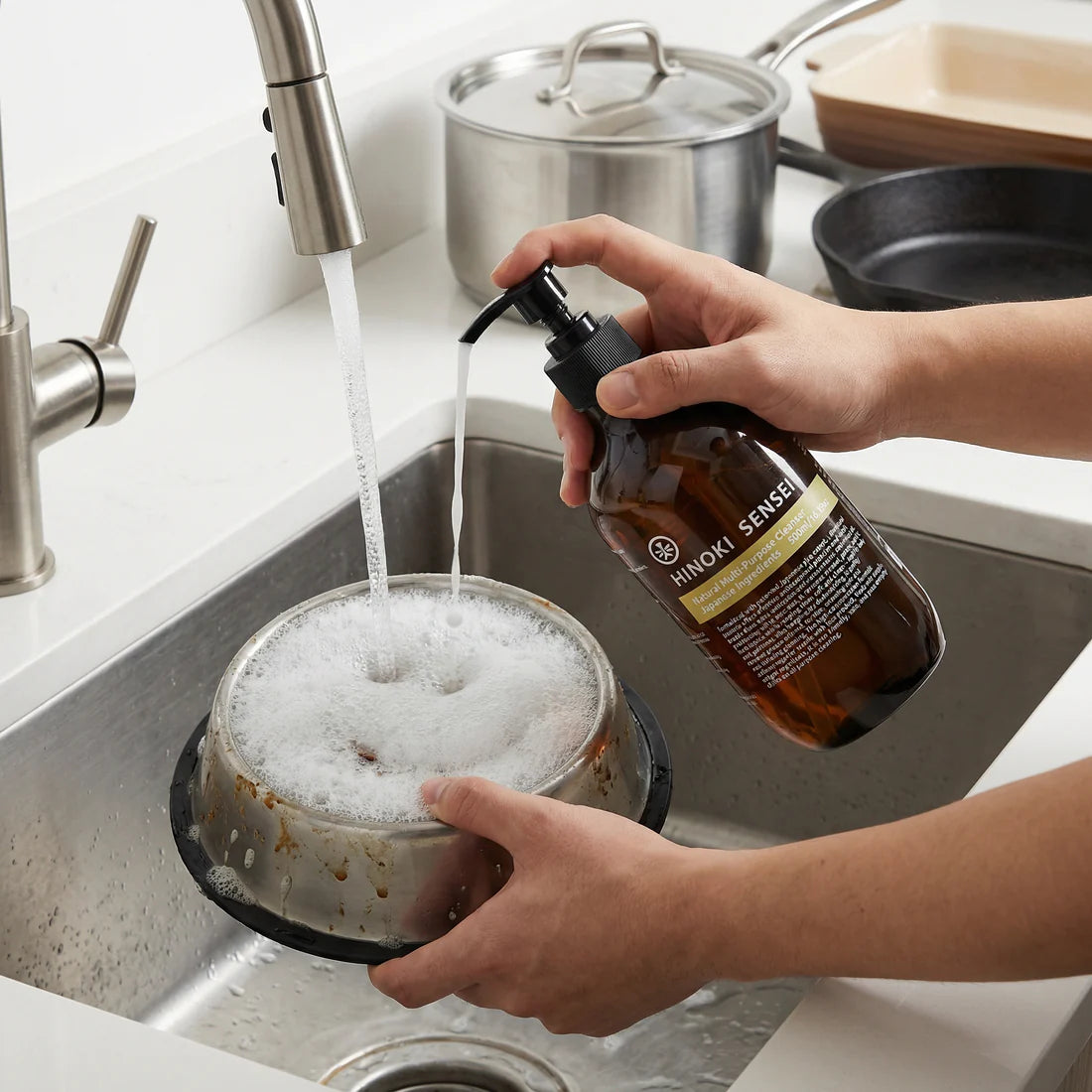 HINOKI SENSEI-3-in-1 Laundry/Dishwashing/Hand Soap